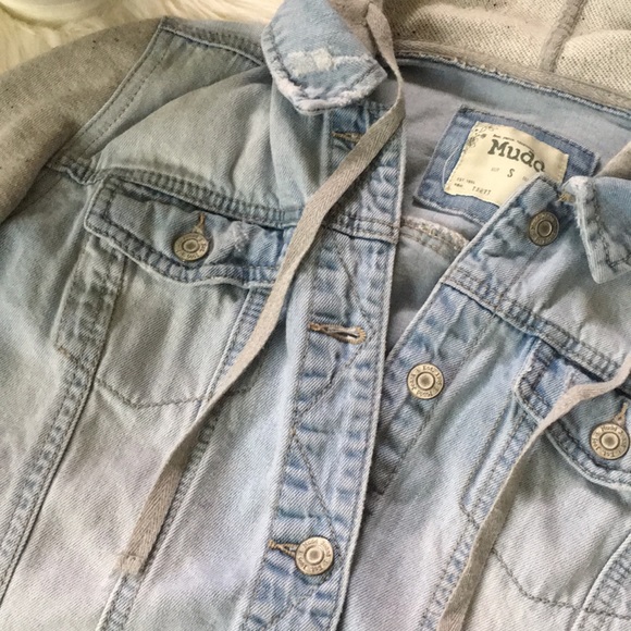Mudd Hooded Jean Jacket - Picture 3 of 6